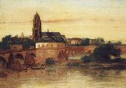 Gustave Courbet View of Frankfurt an Main France oil painting artist